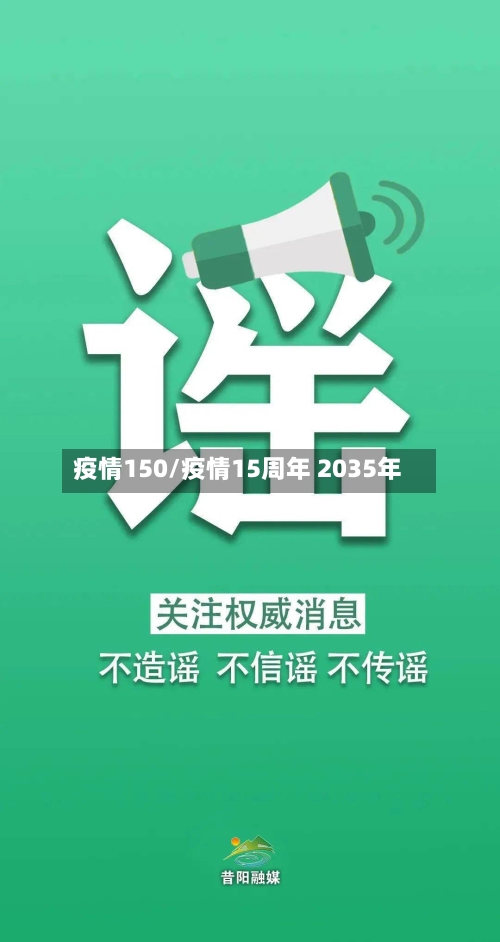 疫情150/疫情15周年 2035年