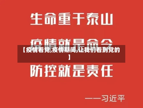 【疫情看党,疫情期间,让我们看到党的】-第3张图片